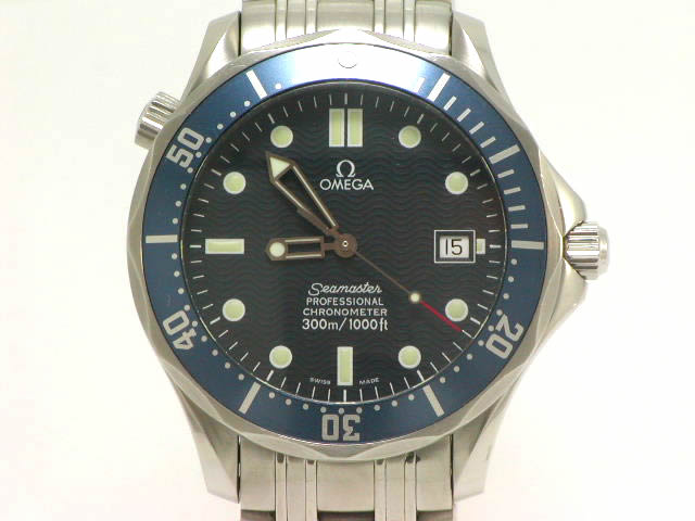 オメガ シーマスター 300m 2531.80 自動巻 ブルー OH済 USED