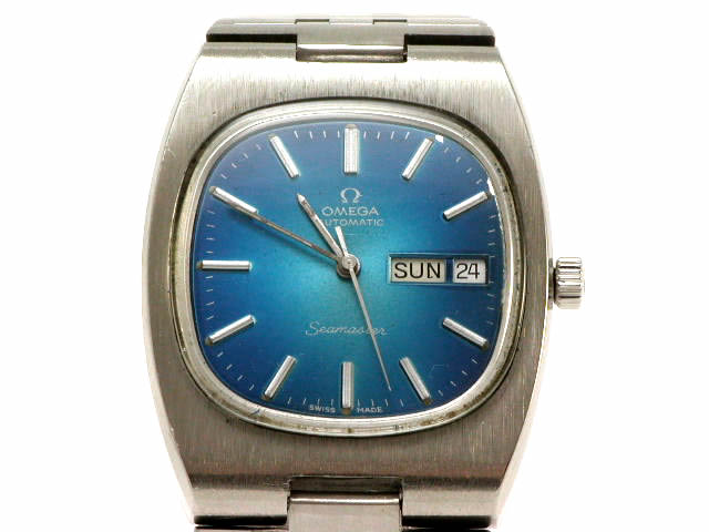 オメガ シーマスター ブルーグラデーション Cal.1030 自動巻 1970年代