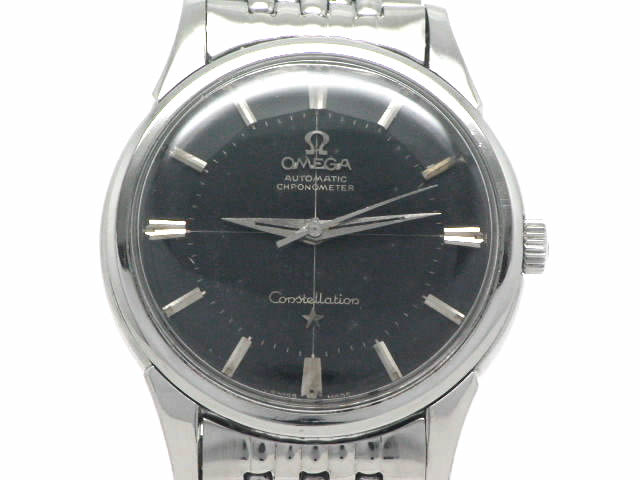 オメガ コンステレーション 12角ブラックダイアル Cal.551 自動巻 OH済 1960年代