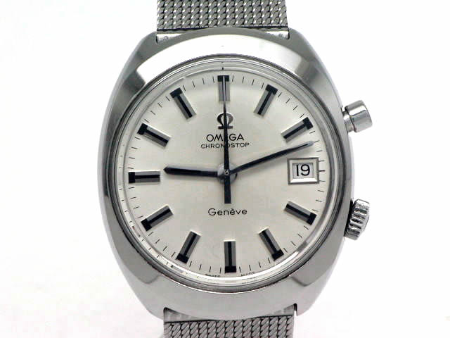 オメガ ジュネーブ クロノストップ Cal.920 手巻 OH済 1970年