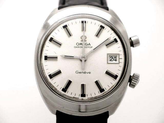 オメガ ジュネーブ クロノストップ Cal.920 手巻 OH済 USED　