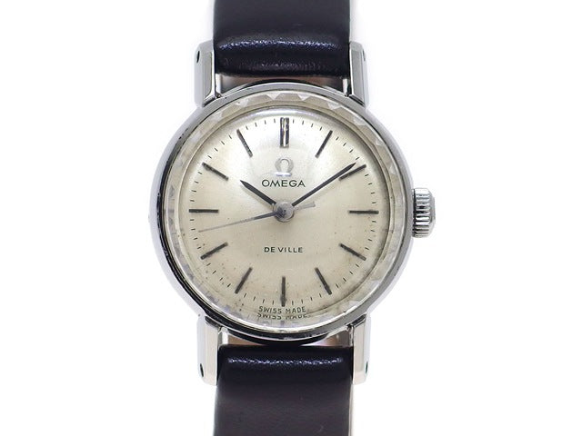 オメガ デヴィル 531.004 Cal.630 手巻 レディース プリズム風防 OH済 1968年製