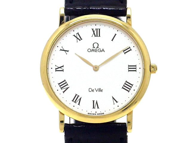 オメガ デヴィル 18K 195.2378 Cal.1378 クオーツ OH済 USED