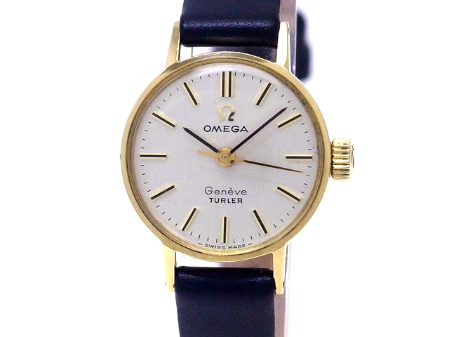 オメガ ジュネーブ チューラーWネーム 531.008 Cal.630 18K 手巻 レディース OH済 1969年製