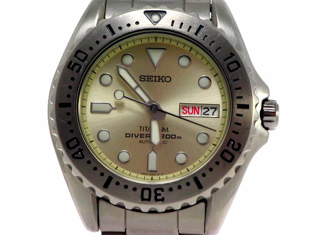 セイコー チタンダイバー 200m 7S26 自動巻 USED