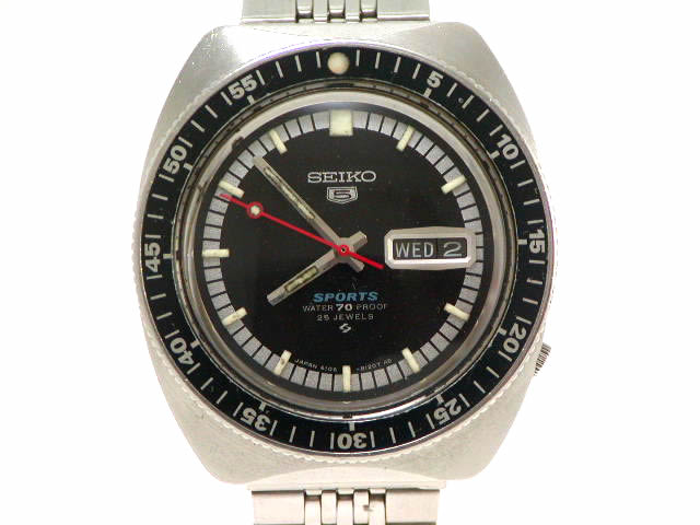 セイコー 5スポーツ 6106-8120 自動巻 昭和43年製　