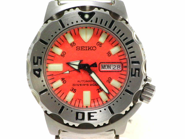逆輸入 セイコー ダイバーズ200M オレンジモンスター SKX781K 自動巻　