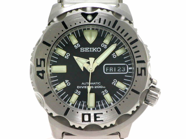 セイコー スキューバ SKX779(ブラックモンスター) 7S26-0350 自動巻 USED　