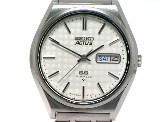 セイコー アクタス SS 6306-8040 自動巻 OH済 昭和51年製