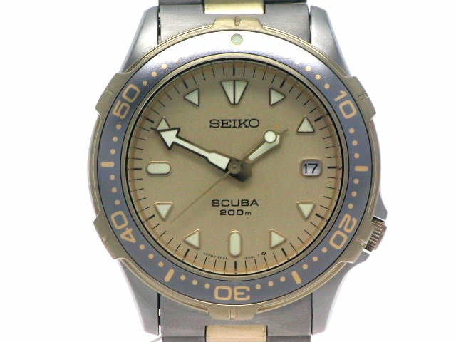 セイコー スキューバ200m 5H25-6A00 クオーツ USED 1988年