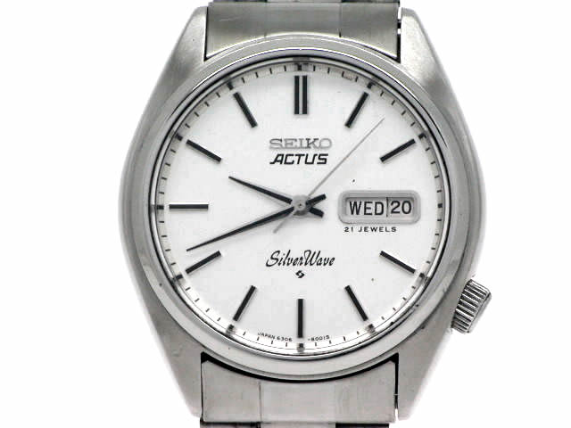 セイコー アクタス シルバーウェーブ 6306-8000 自動巻 OH済 昭和51年製