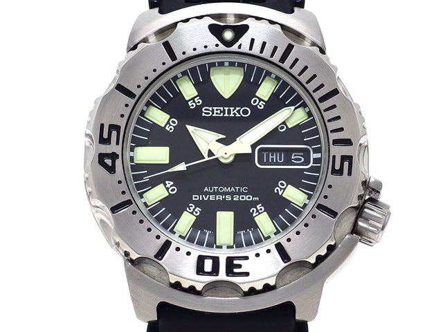 セイコー スキューバ  ダイバーズ200M ブラックモンスター SKX779K 7S26-0350 自動巻 USED