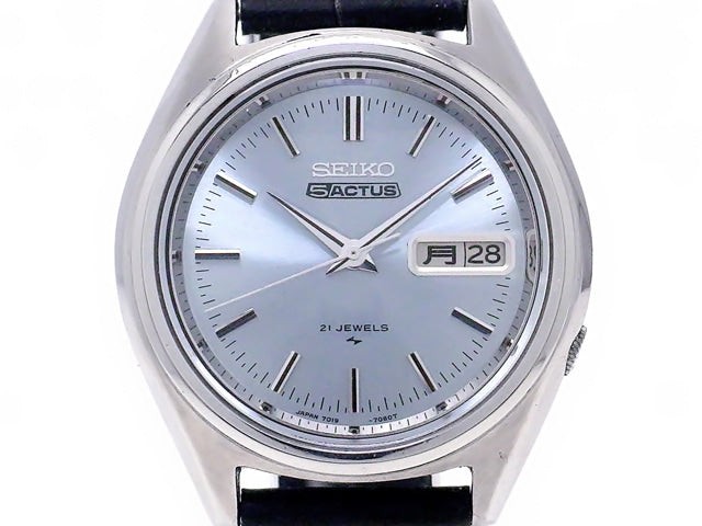 セイコー 5アクタス 7019-7060 新品ガラス 自動巻 OH済 昭和46年製