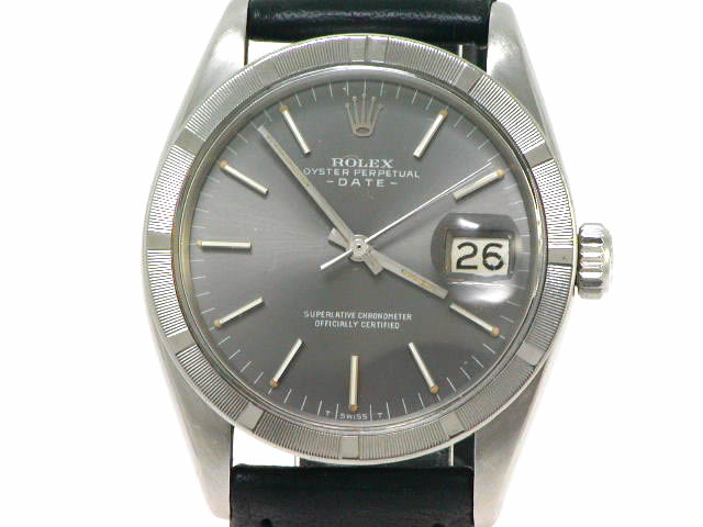 ロレックス Ref.1501 エンジンターンドベゼル 名機1570搭載 自動巻 OH済 1966年　