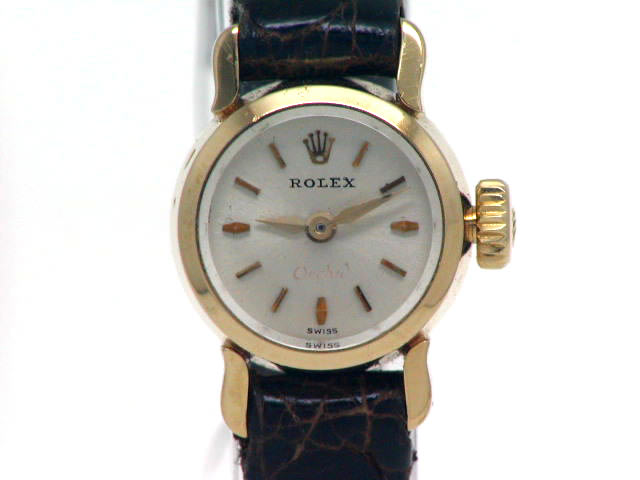 ロレックス オーキッド 18K Ref.9678 レディス Cal.1400 手巻 OH済 1950年代