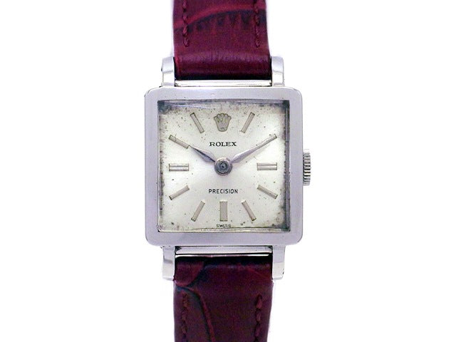 ロレックス プレシジョン スクエアケース レディース 手巻 OH済 1959年製