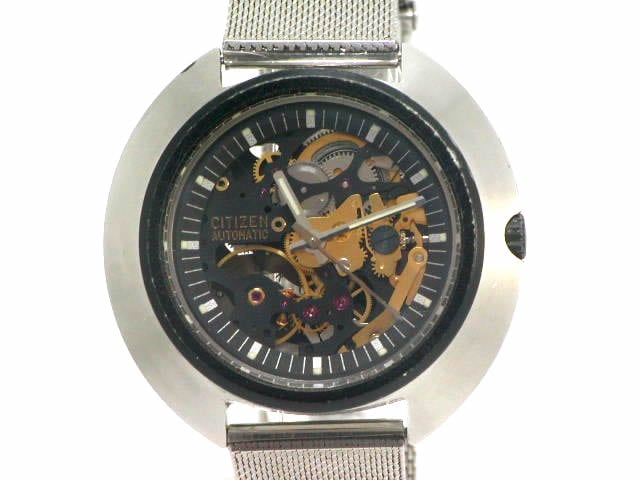 シチズン 4-760166TA スケルトン 自動巻 OH済 昭和46年頃　