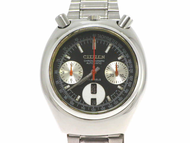 シチズン ツノ クロノグラフ 4-901193K 自動巻 1968年製　