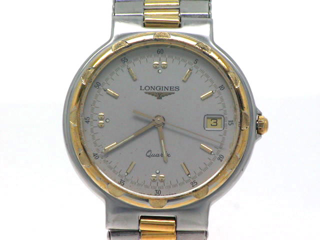 ロンジン コンクエスト SS/GPコンビ クオーツ USED