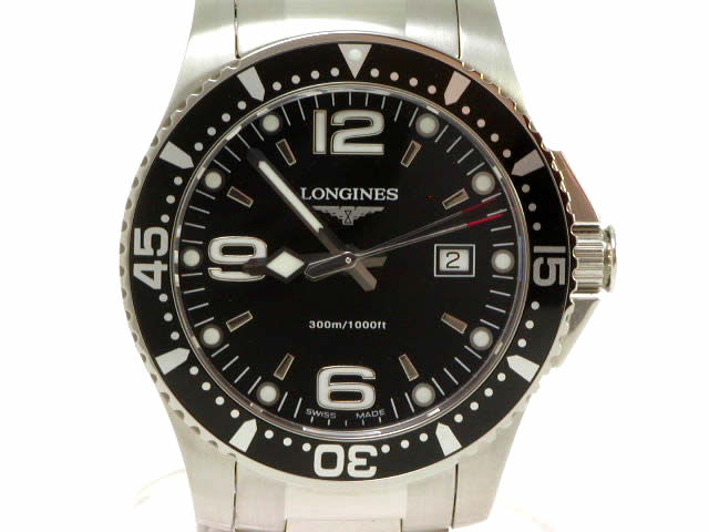 ロンジン L36404566 スポーツ ハイドロ コンクェスト クオーツ USED