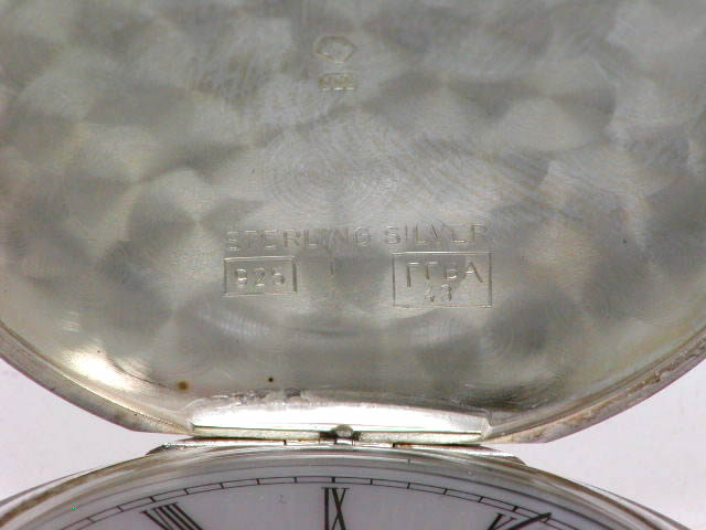 ルイ・エラール 銀無垢 ローマ数字 手巻き 懐中時