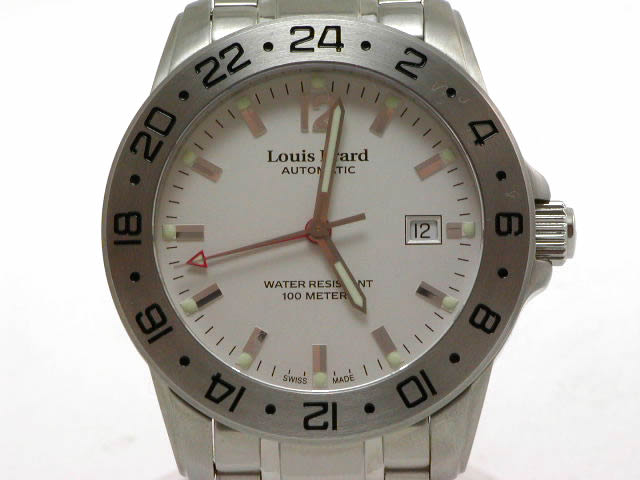 ルイ・エラール GMT 自動巻き SSブレス