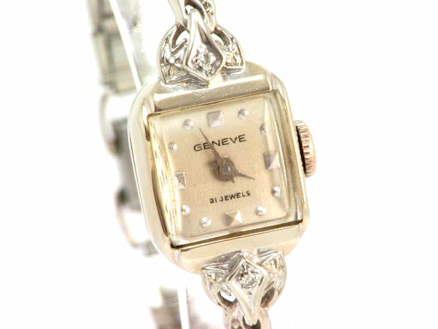 スイス製 婦人用アンティークウォッチ 14K 手巻き 1940年代