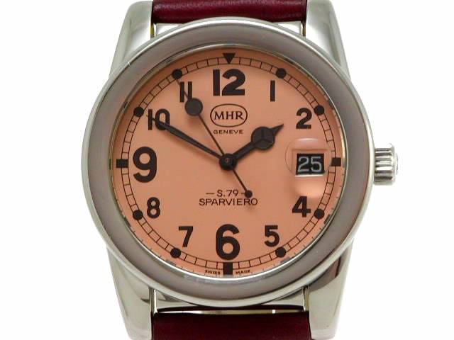 MHR マハラ S-79-7 064 自動巻 ピンクダイヤル USED