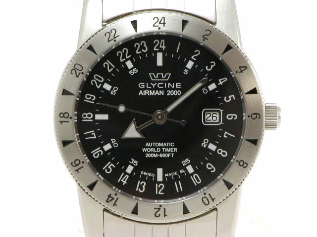 グリシン 24時間表示 エアマン2000 自動巻 USED　
