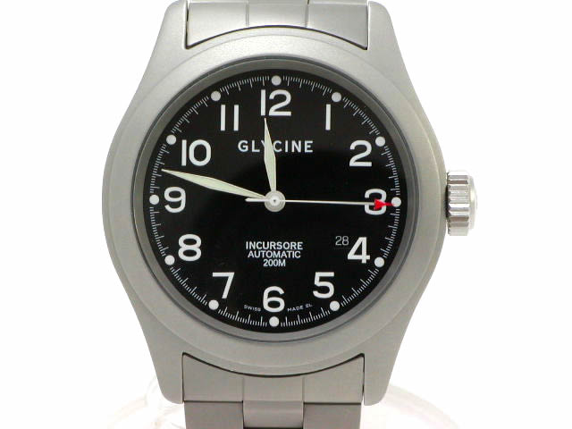スイス製 グリシン インクルソーレ 200m 自動巻 46mm USED