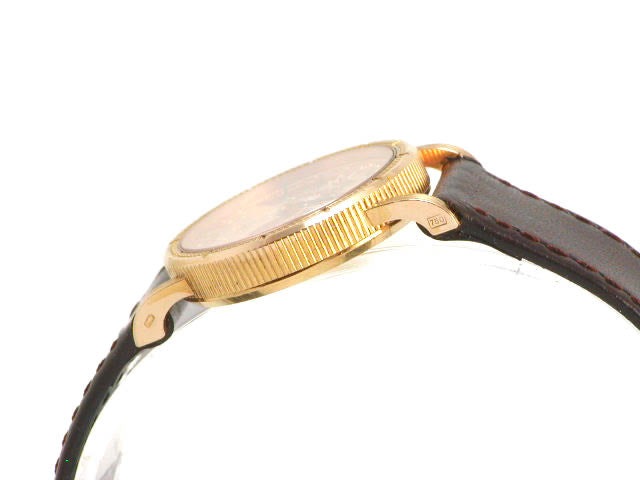 ローヤル 18K コインウオッチ  24.6mm クオーツ USED