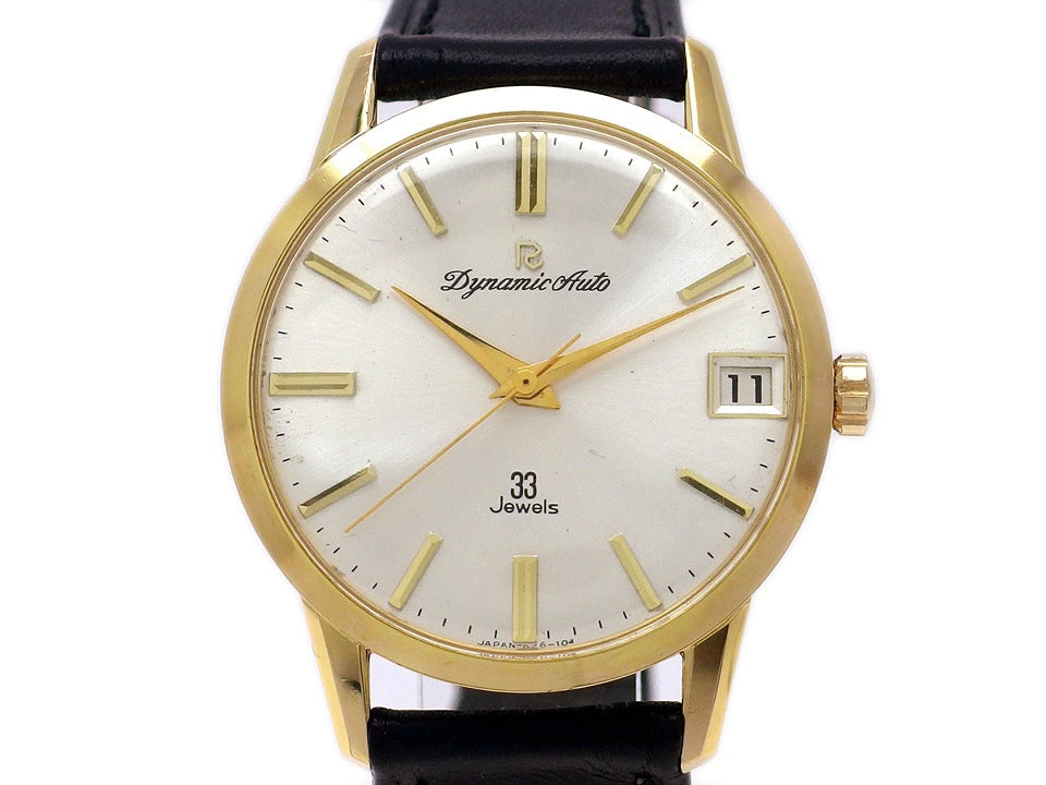 リコー　ダイナミック オート Ref.57106 金メッキケース 33石 自動巻 OH済 1960年代