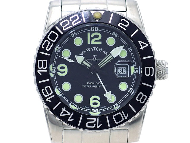 ゼノ 6349Q-BK-MT 500M クオーツ USED ZENO Watch
