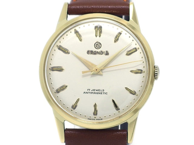 グランディア スイス製 GF/SS 17石手巻 OH済 1960年代
