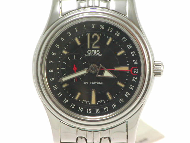 絶盤 オリス クラシック モダン SS 37mm 640 7476 GHM 自動巻 黒文字盤　