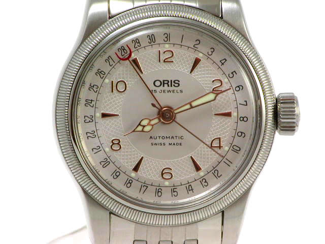 オリス ビッグクラウン ポインターデイト 36mm 754 7551 4061M USED　