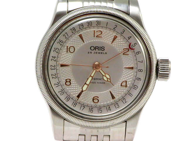 オリス ビッグクラウン ポインターデイト 754 7543 40 61M 40mm 自動巻 USED Oris