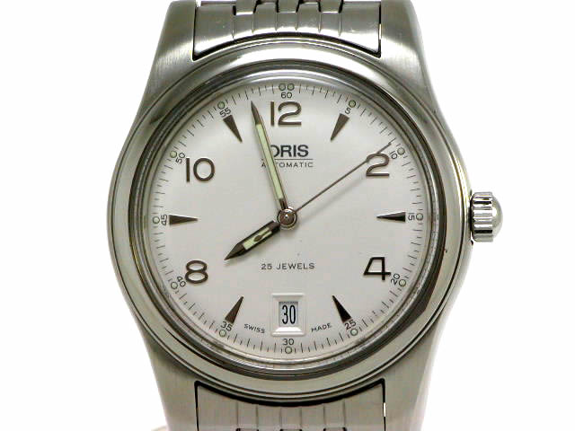 オリス クラシック オリジナル φ40.0mm SSブレス 633 7509 41 61M USED Oris