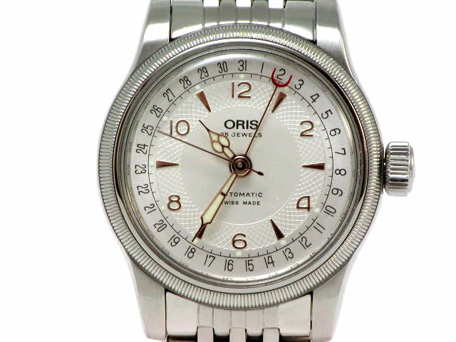 オリス ビッグクラウン ポインターデイト φ36mm 654 7551 4061M USED Oris