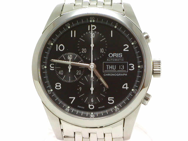 オリス クラシック XXL クロノグラフ 675 7515 40 64 M Oris