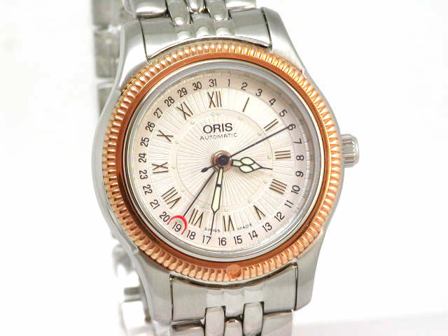 絶盤 オリス クラシック ラディアス PGベゼル32mm SSブレス