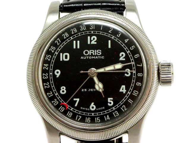オリス ビッグクラウン ポインターデイト φ40mm 654 7543 40 64F USED