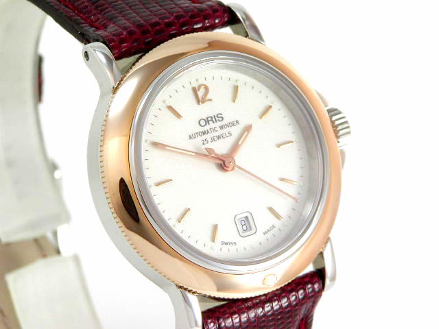 希少！ オリス クラシックスポーティエルグ 18K PG ピンクゴールドトップリング レディス