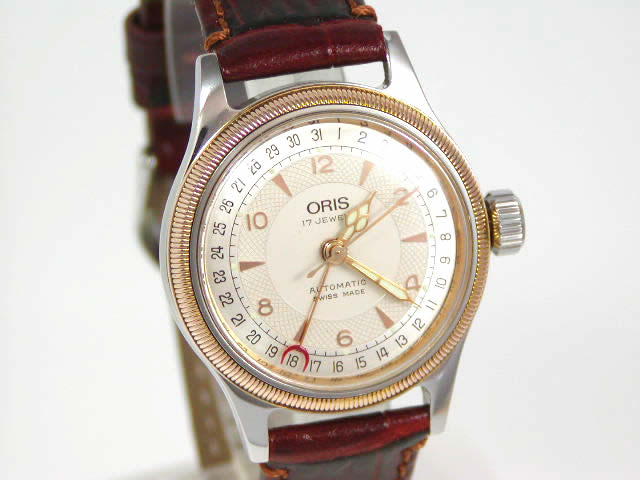 USED オリス ビッグクラウン ポインターデイト コンビ 自動巻 ボーイズ 7400Oris