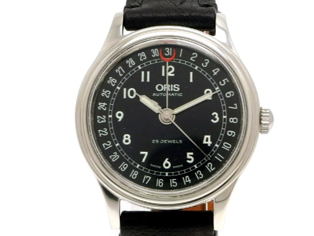 オリス 654 7478 ポインターデイト 32mm 自動巻 OH済 USED