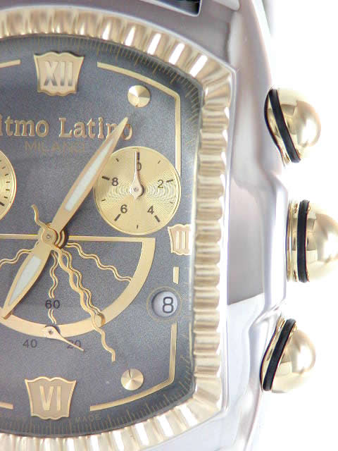 リトモラティーノ ソーレ クワトロ クロノグラフ グレー QCSL10GS-MB　Ritmo latino