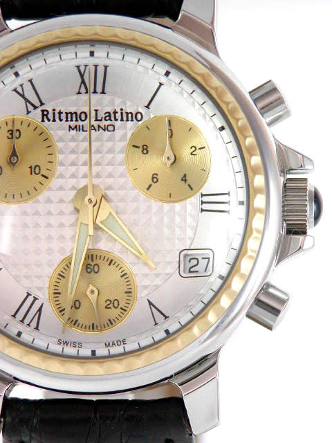 リトモ ラティーノ クラシコ クロノグラフ ラージ DCRL21GS-BK 　Ritmo latino