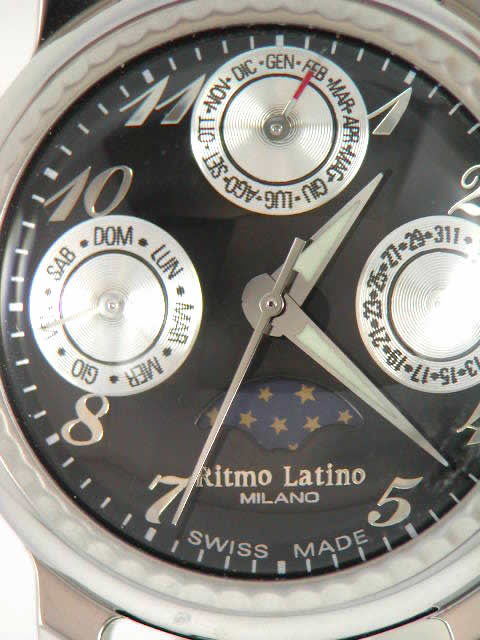 リトモラティーノ ルーナ ムーンフェイズ ブラック DMLB30SS　Ritmo latino