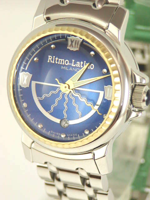 リトモ ラティーノ ソーレ ボーイズ SSブレスレット ブルー D3SB54GB　Ritmo latino