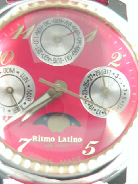 リトモラティーノ ルーナ ムーンフェイズ レッド DMLB85GS　Ritmo latino